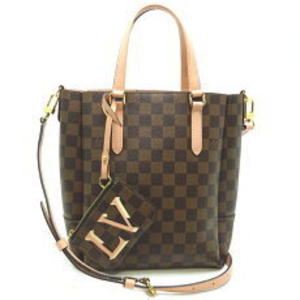 Louis Vuitton Belmont NV Clutch handbag Damier Venus Ebene